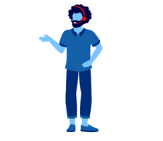 man with headset