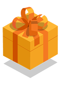image of a gift-wrapped present