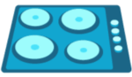 An electric stovetop