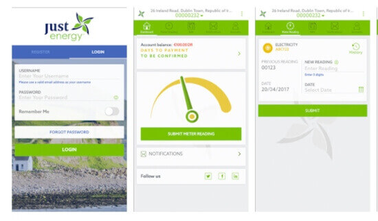 Just Energy app screenshot
