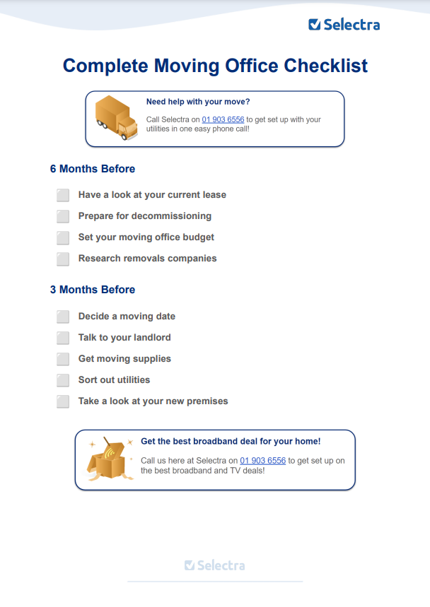 Moving Offices? Use Our Business Move Checklist!