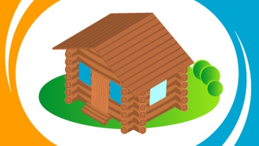 A woden cabin