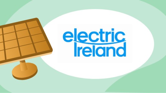 electric ireland solar panels banner