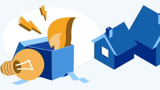 Gas and electroicity connection to a new build home