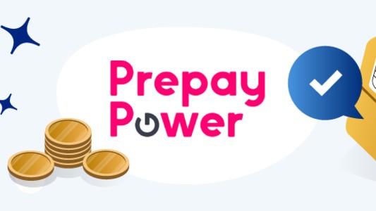 prepaypower logo with prepayment meter