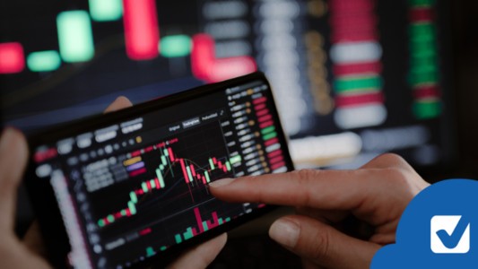 Stock market prices increasing