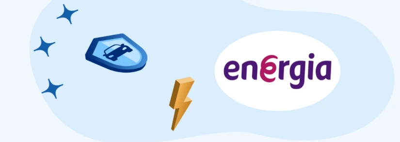 Energia logo next to a car logo