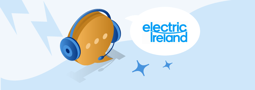Electric Ireland logo and headset