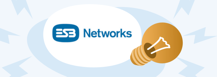 ESB Networks logo with a lightbulb