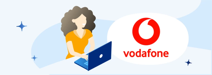 vodafone login banner